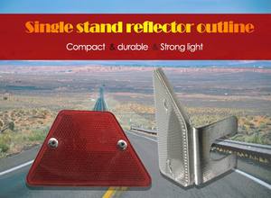 ट्रापेज़ोइडल आयताकार रेट्रोल डेलिनेटर संरद्राइल परावर्तक बैरियर स्टड - Product Image 2