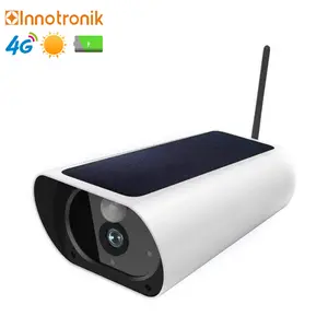 Innotronik 1080 P HD 4G Draad Gratis Solar Oplaadbare CCTV Camera 4G WiFi Solar Bewakingscamera's