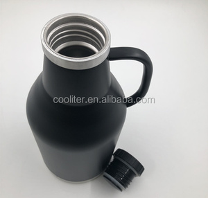 Growler-bière double paroi anti-fuite, en acier inoxydable, <span class=keywords><strong>2l</strong></span>, personnalisée, nouvelle tendance - Product Image 4