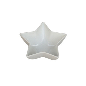 Tabela decoração estrela forma concisa branco fruta pipoca cerâmica sobremesa sncak saladas tigelas - Product Image 3