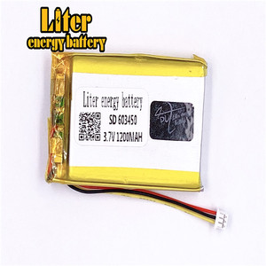1.25-<span class=keywords><strong>3</strong></span> P <span class=keywords><strong>3</strong></span>.7 V 603450 mah 1200 lithium polymer lipo rechargeable battery li ion Solar lithium battery with PCM - Product Image 2