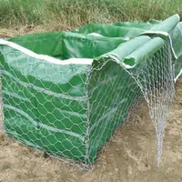 Bolsa verde ecológica de alta resistência do animal de estimação, material 400g tecido geomêxtil