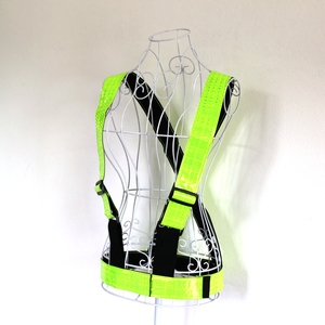 Tactical LED niños tela para correr chaleco reflectante de seguridad ANSI 107 motocicleta cinturón - Product Image 2