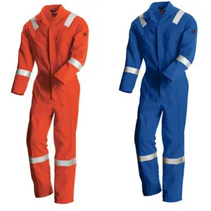 FR Cotton Summer Coveralls / Arc Flash Protective Overall For Welder