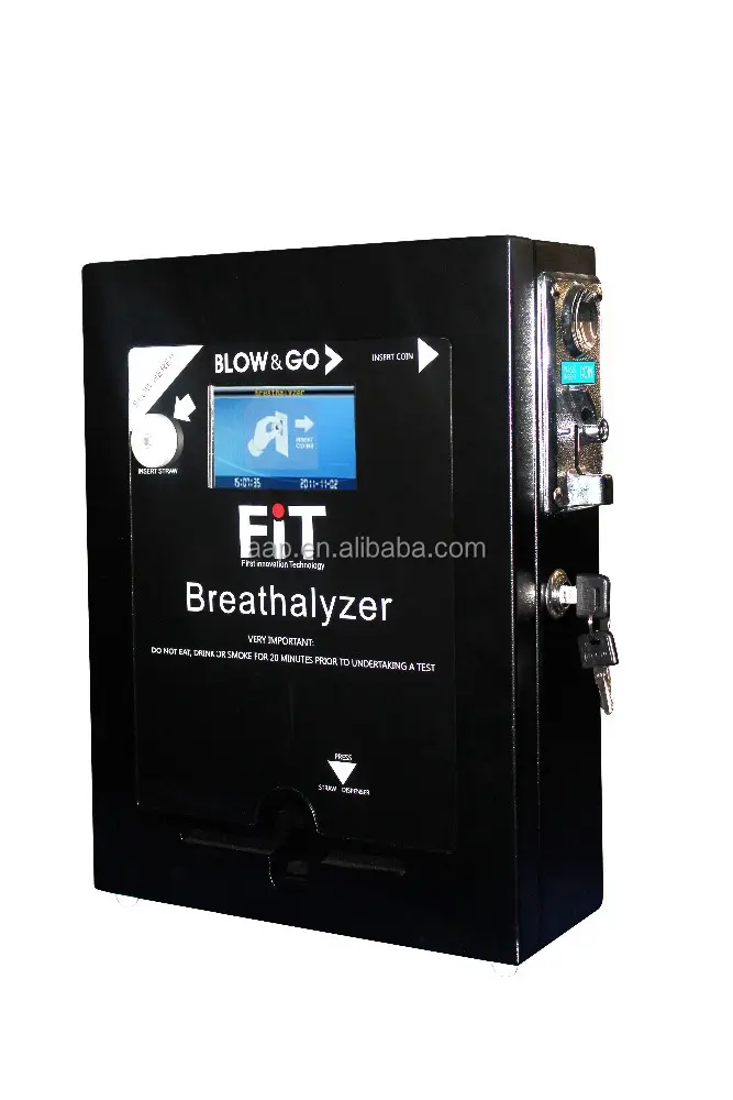 Coins Alcohol Machine breath alcohol tester breathalyzer