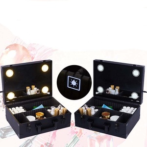 Melason Wholesale Professional Display Makeup Artist Aluminum Trolley Storage Cosmetic <strong>Nail</strong> <strong>Case</strong> - Product Image 4