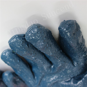 Glove nitrile rugged full Fist Musketeer Hycron type with Points - Product Image 4