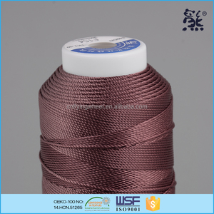1050D/3 Tex350 Tickets9 100% filati per cucire in filamento di poliestere ISO9001 certificati X-peso pesante 100% poliestere <span class=keywords><strong>mercerizzato</strong></span> tinto - Product Image 3