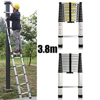 Échelle Télescopique Droite Simple en Aluminium de 3,2M, Pliante de Haute Qualité, Conforme EN131