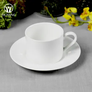 accept customized porcelain expresso coffee cups reusable with saucer