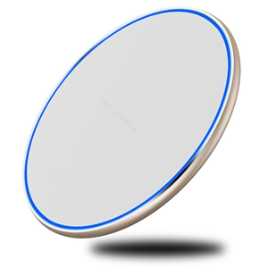 Nuevo metal cargador inalámbrico qi de carga de teléfono celular pad rápido inalámbrico de carga rápida - Product Image 4
