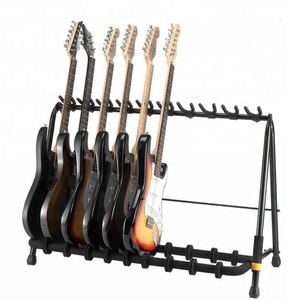 Chitarra cremagliera del banco di mostra per negozio di strumenti musicali - Product Image 1