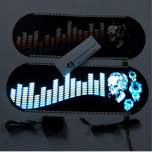 مختلف اللون التعادل ملصقات السيارة الكهربية ، وامض مع الموسيقى - Product Image 3