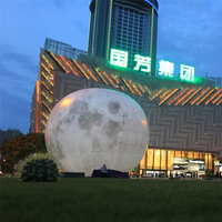 Ballon lunaire gonflable de 3 m pour la décoration de parcs d'attractions, d'événements et de fêtes, certifié CE, pour l'intérieur et l'extérieur