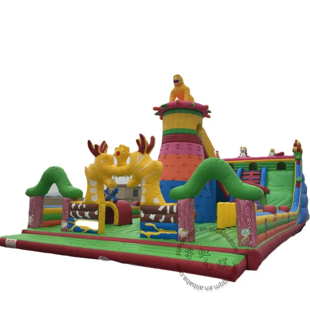 2019 extremely hot sale new inflatable high quality orangutans inflatable castle