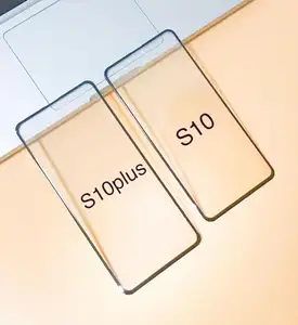 适用于三星S8 Plus S9 Plus S10 S10 plus的3D触摸全曲面全胶钢化玻璃屏幕保护膜