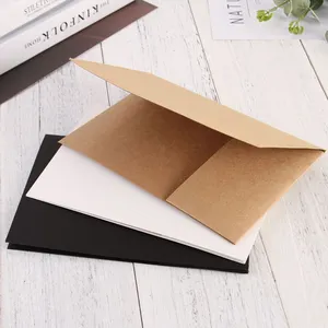 A4 expansível ficheiro de papel simples com pasta de ficheiro de bolso para cartão de visita para arquivo a4