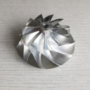 ใบพัดคอมเพรสเซอร์ <span class=keywords><strong>T04Z</strong></span> 59.40/80.30 มม. 11+0 ใบพัด อลูมิเนียม 2618/งานกัด/งานบิลเล็ต สำหรับรถแข่ง - Product Image 5