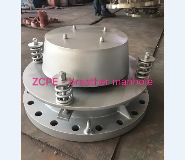 OEM CS 304 316L 저온 Zhenchao 탱크 안전한 비상사태 기복 환풍 맨홀 비상사태 기복 맨홀 탱크 맨홀