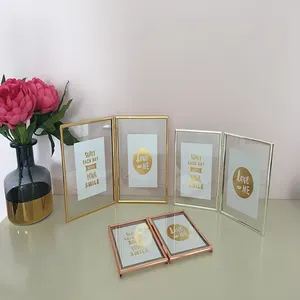 Equip Two Pieces Of Transparent Glass Fashion Photo Frame