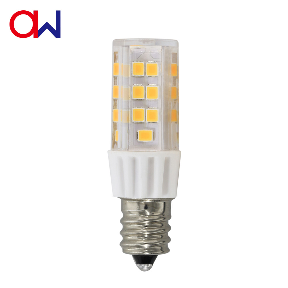 High lumen AC 120V E12 led bulb replacement 40w halogen PC+Ceramics led lump