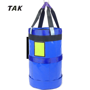 Tak haute qualité 50 Kg élingues rondes à dessus ouvert Oxford vinyle Pvc bâche échafaudage outil sacs de levage - Product Image 2