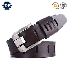 DP020-2 Gros personnalisé pleine fleur en cuir de vachette véritable homme ceinture - Product Image 1