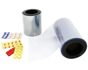 Medical Grade Klar Starren PVC Kunststoff Blister Pack Film Für Thermo Spezifikation