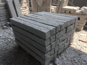 A buon mercato cinese naturale grigio granito G603 grigio granito cordoli curvo curvo <span class=keywords><strong>per</strong></span> giardino <span class=keywords><strong>pavimentazione</strong></span> in pietra - Product Image 2