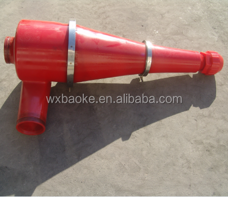 Твердые Запчасти для оборудования управления, дезандер для разделения частиц, конусная сборка, 10 дюймов, Гидроциклон, взаимозаменяемый со многими брендами