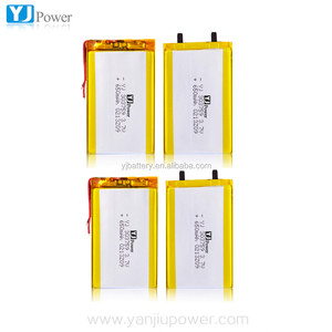 Alibaba China 303759 3,7 v 650 mAh regchargeable ultradünne lipo batterie, für bluetooth stereo - Product Image 3