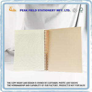 Papel de aluminio dorado impreso de alta calidad, cubierta de papel con espiral de mármol, diario inspirador - Product Image 5