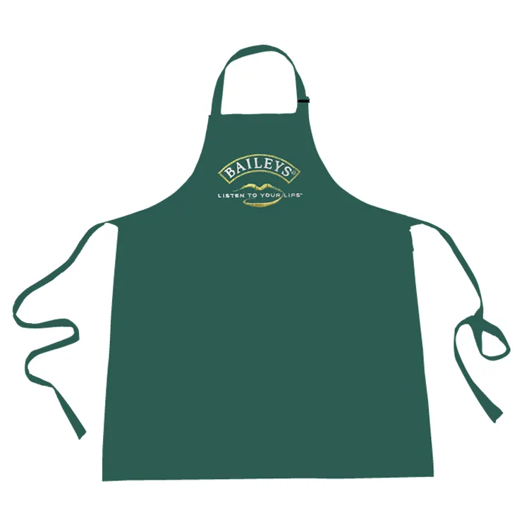 High Quality Custom Logo or Embroidery Cotton Long Cobbler Work Apron BBQ Apron Chef Cooking Kitchen Apron