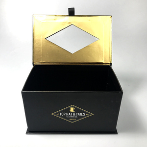 HC fabricación de envases nuevo producto de lujo de encargo de cierre magnético caja de <span class=keywords><strong>regalo</strong></span> calcetines de embalaje <span class=keywords><strong>con</strong></span> <span class=keywords><strong>cinta</strong></span> corbata - Product Image 4