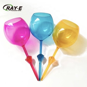 outdoor gifts items floating wine glass beach wine glass cup custom logo acrylic beach glass promotion gift