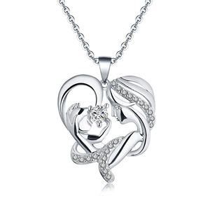Collana in Argento Sterling 925 per <span class=keywords><strong>Mamma</strong></span> e Figlia - Product Image 1