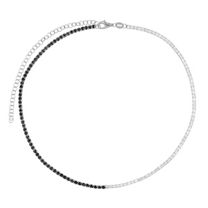 LOZRUNVE China Supplier Fashion 925 Sterling Silver Cubic Zircon <strong>Tennis</strong> <strong>Choker</strong> - Product Image 5