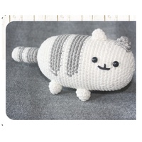 Mignon faites-le vous-même amigurumi animal chat bricolage tricot crochet kit