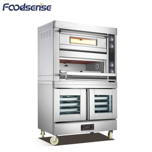 2 capas 4 bandejas 10 sartenes gran hornos para panadería máquina de fermentación con <span class=keywords><strong>bicarbonato</strong></span> - Product Image 1