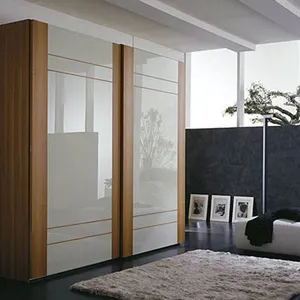 Factory professional wooden melamine modular bedroom wardrobes home furniture
