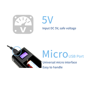 תא lcd תצוגת lcd כבל usb ליתיום-cd מטען סוללות <span class=keywords><strong>18650</strong></span> ni-mh מטען