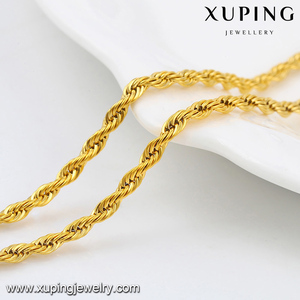 43022 precio al por mayor venta caliente de la joyería de acero inoxidable 2018 <span class=keywords><strong>xuping</strong></span> collar de cadena de oro - Product Image 3