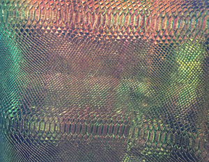 <span class=keywords><strong>Film</strong></span> Dichroic <span class=keywords><strong>PVC</strong></span> Reflektif Transparan Warna Emas Biru untuk Membuat Tas dan Kain - Product Image 4