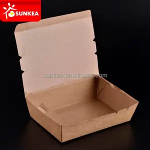 Disposable food packing lunch boxes deli boxes food grade cardboard box supplier