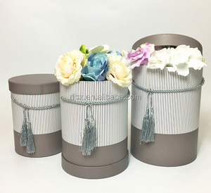Boîte d'emballage de <span class=keywords><strong>fleurs</strong></span> éternelles <span class=keywords><strong>stabilisées</strong></span> <span class=keywords><strong>fleurs</strong></span> bon marché Boîte cylindrique de rose ronde en carton papier chapeau pour <span class=keywords><strong>fleurs</strong></span> avec logo personnalisé - Product Image 4