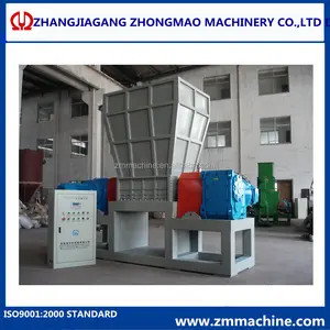 Nhựa khối u tái chế trục đơn shredder máy