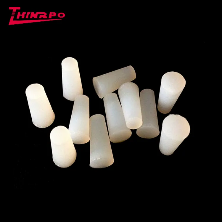 China Fábrica silicone rolha fornecedor Medical Grade Limpar Silicone Borracha Plug Silicone gel rolha para Tubo De Tubulação