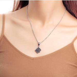 <span class=keywords><strong>Collana</strong></span> <span class=keywords><strong>di</strong></span> <span class=keywords><strong>libri</strong></span> in acciaio inossidabile con gioielli in versi della bibbia Vintage - Product Image 3