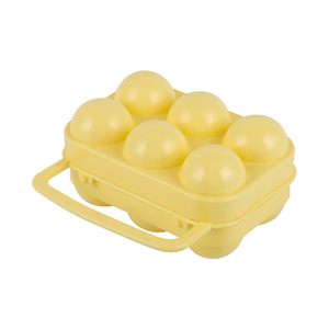 Heavy-duty portable 6 holes or 12 holes camping travel Plastic egg box for outdoor camping