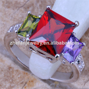 apasionado desbordante jacinto plaza esmeralda anillo de piedra - Product Image 1